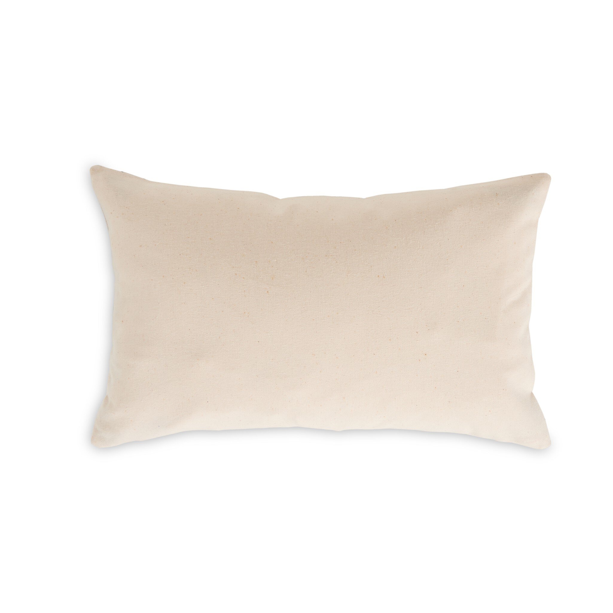 Handwoven Chiapas Pillow - Ivory Cotton - Image 2