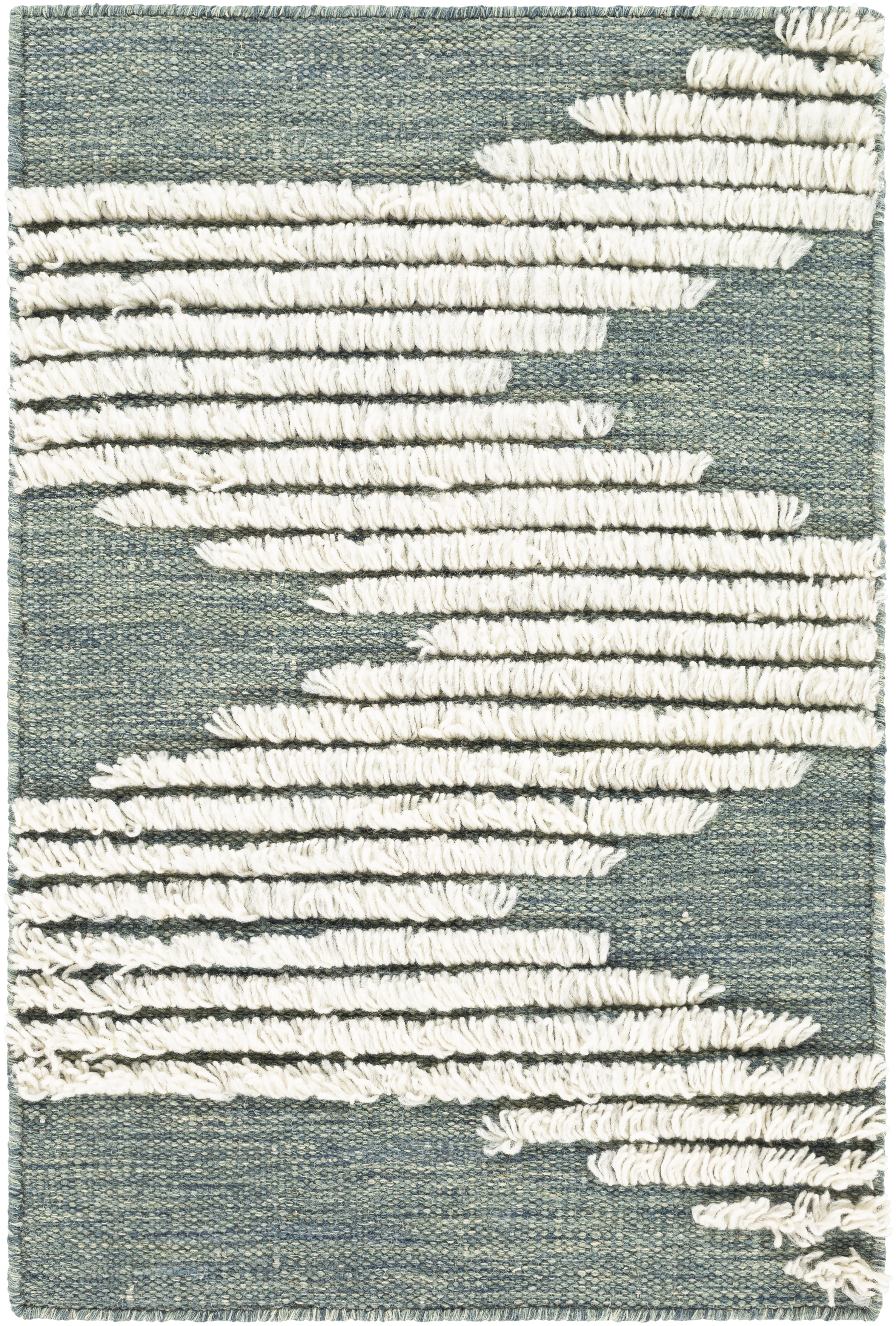 Apache Gray Indoor 9' x 12' Handmade Rug - Image 0
