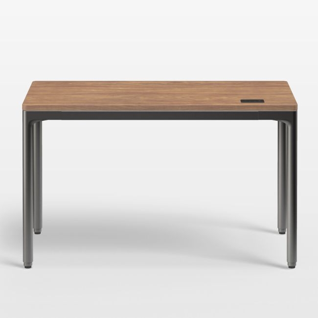 Humanscale ® eFloat Quattro 46" Walnut Adjustable Standing Desk - Image 0