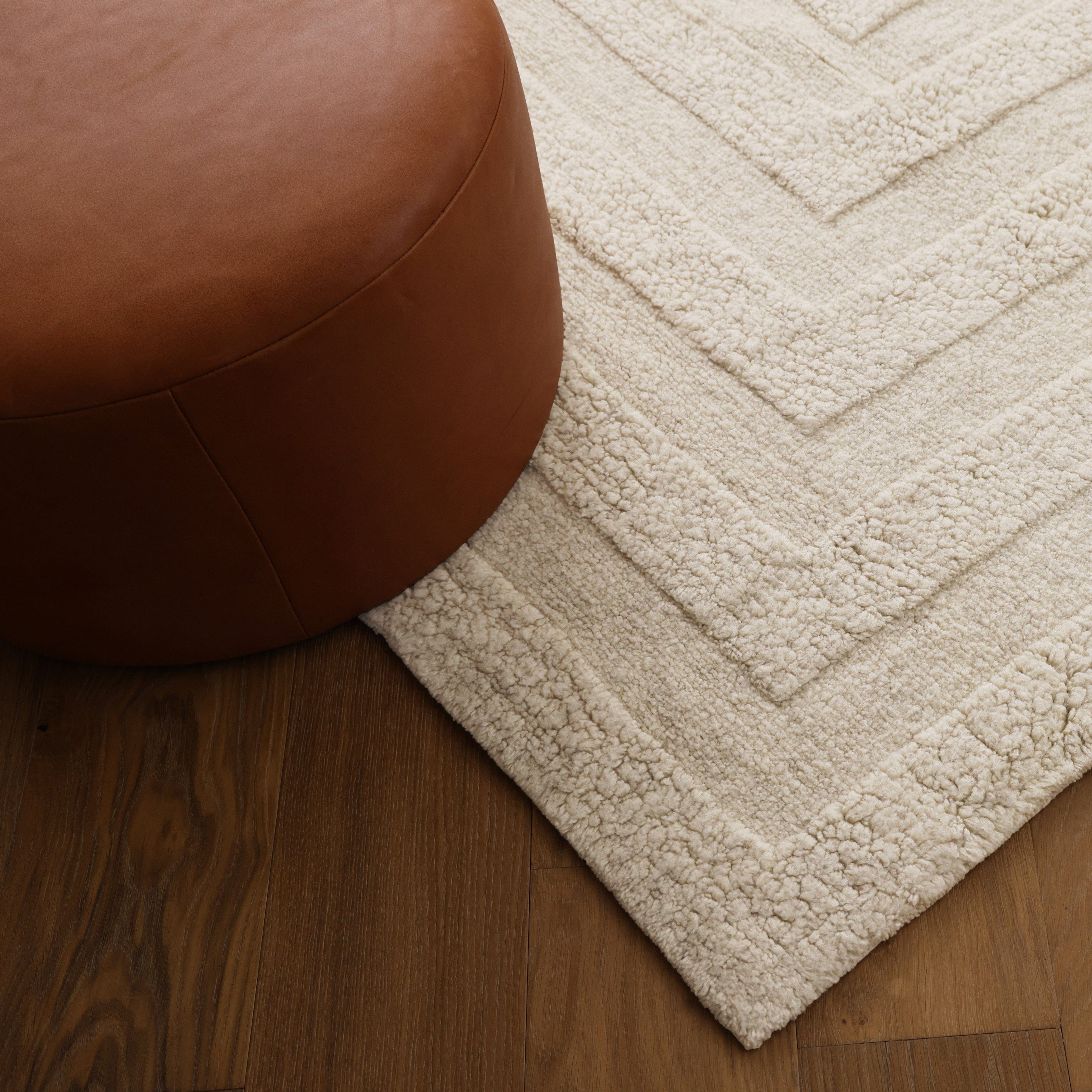 The Citizenry Aayat Washable Area Rug | 9' x 12' | Sand - Image 5