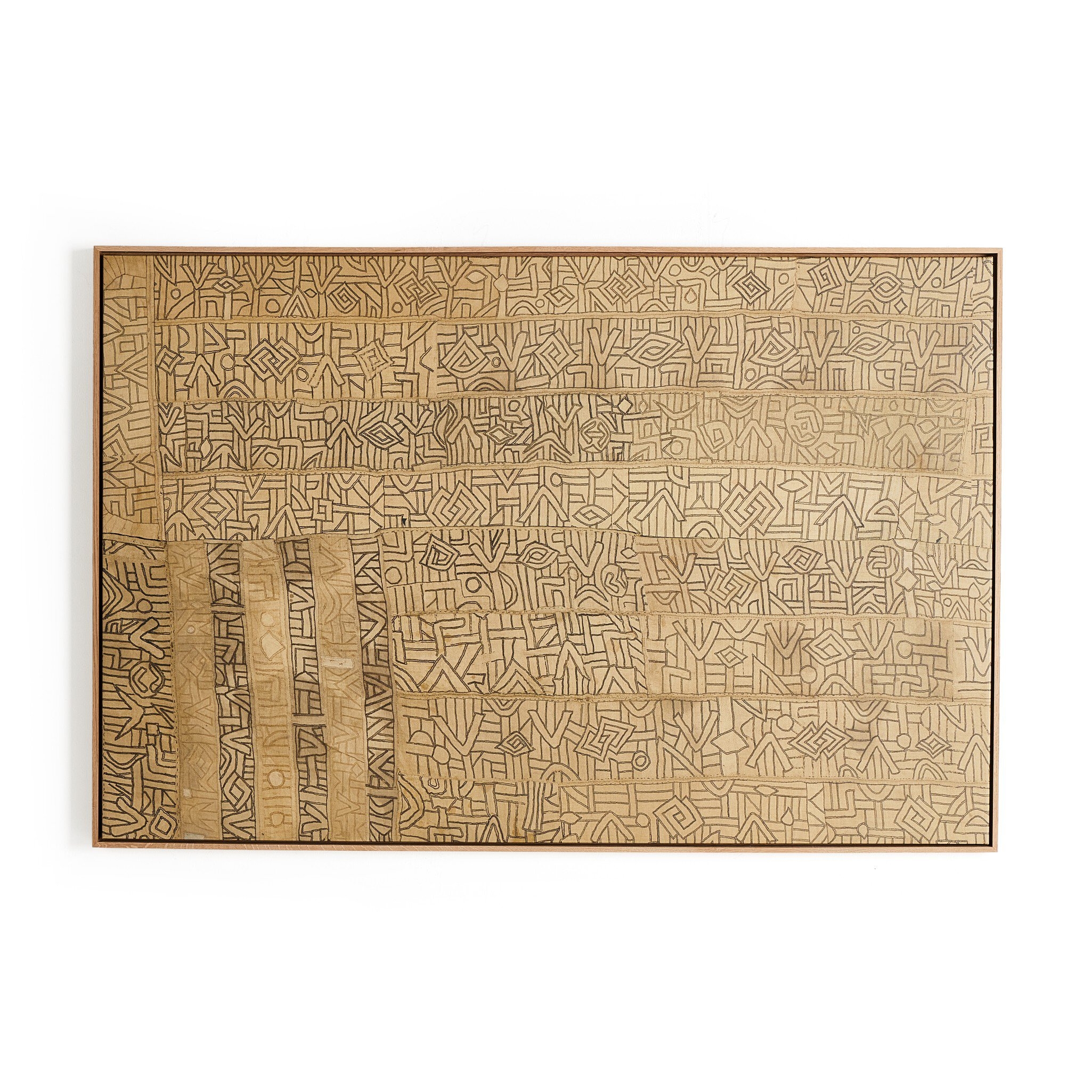 Kuba III by FH Art Studio - Vertical Grain White Oak Floater - Image 0