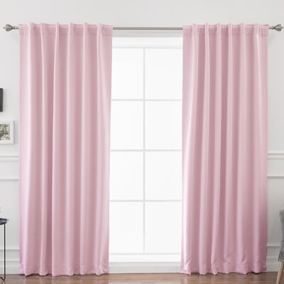 Billups Solid Blackout Thermal Rod Pocket Double Curtains (Set of 2) - Image 0