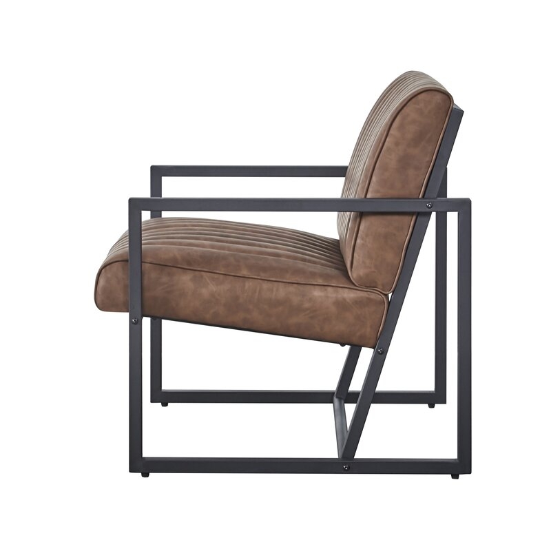 Angelissa 26'' Wide Armchair, Brown - Image 3