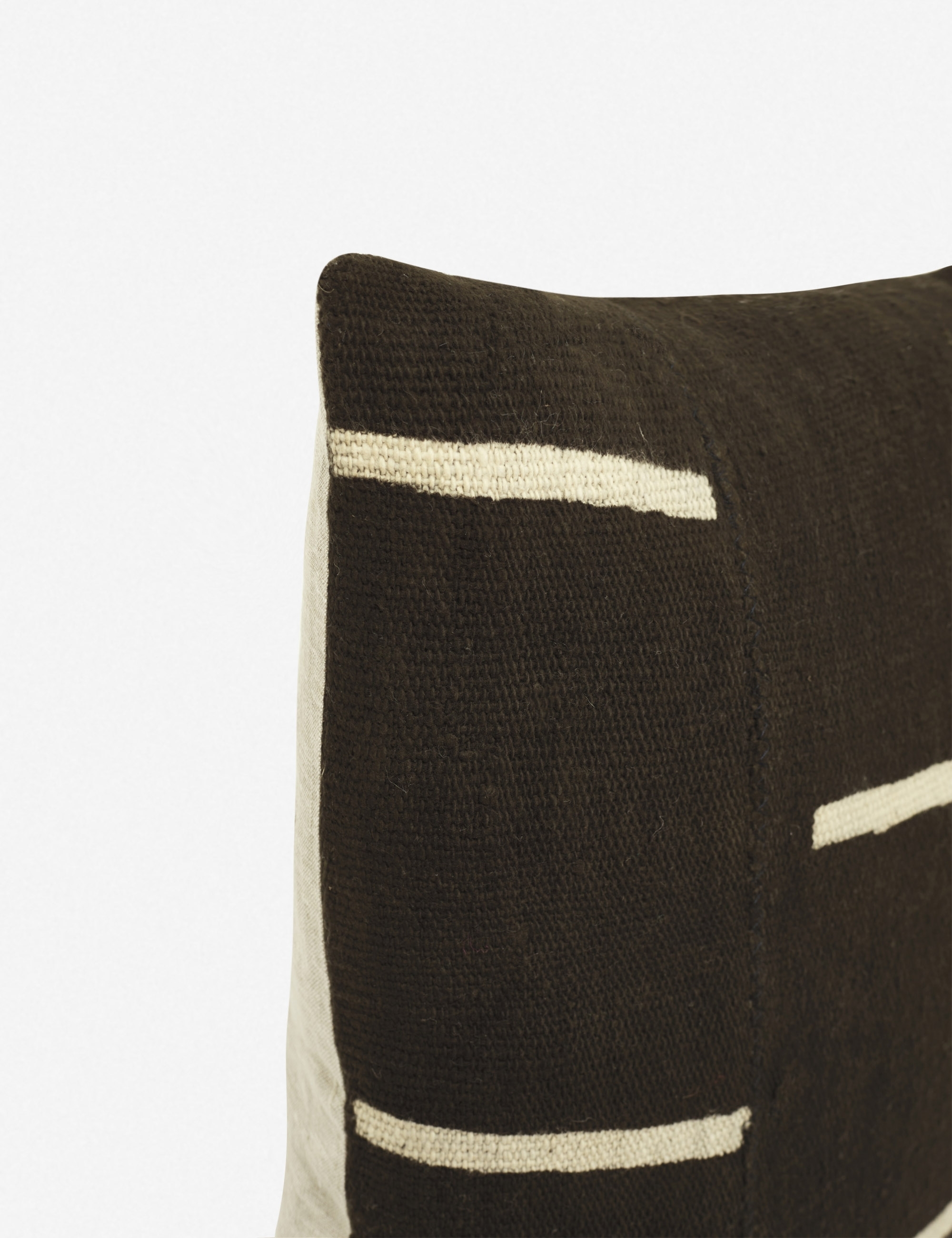 Rainey Mudcloth Pillow, Black - Image 2