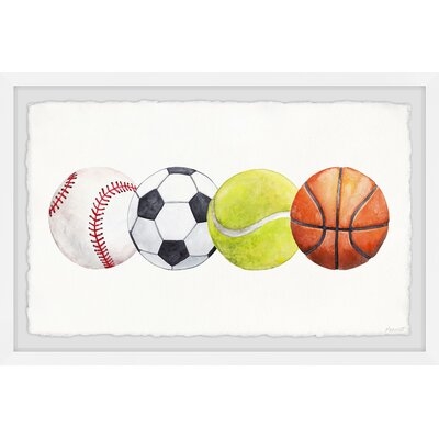 'Sports Balls' Framed Print - Image 0