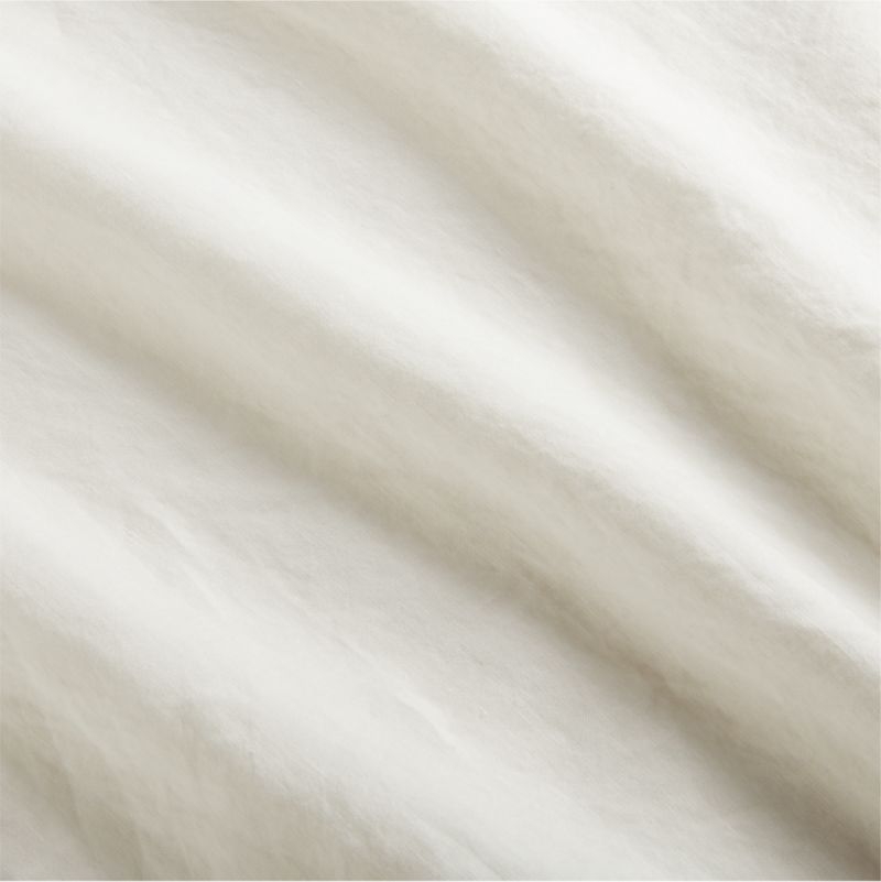 Aire Natural EUROPEAN FLAX ™-Certified Linen Pampas Ivory King Duvet Cover - Image 4