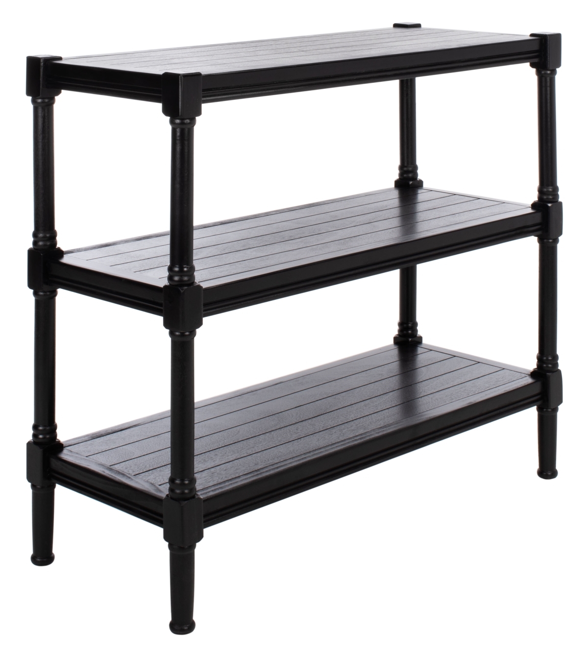 Rafiki 3 Shelf Console - Black - Safavieh - Image 5