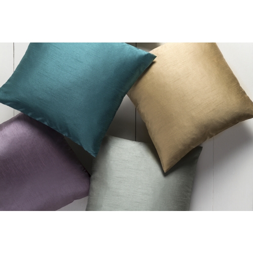 Solid Luxe Throw Pillow, 22" x 22", pillow cover only - Image 2