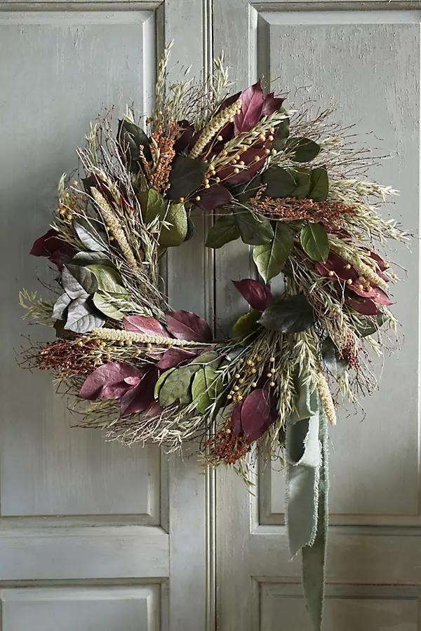Winter Garden Preserved Wreath - Image 0