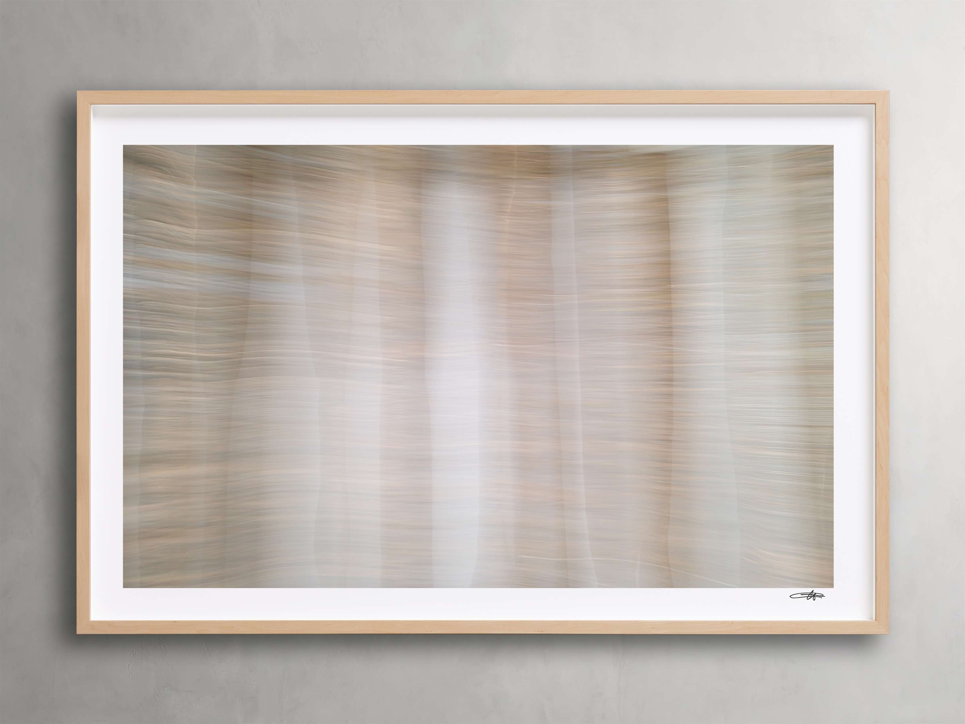 Forest Framed Print I in Wood 24" X 16" Natural - Image 0