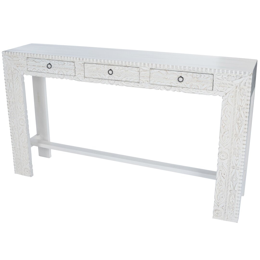 "Butler Artifacts 55.5"" Solid Wood Console Table" - Image 0
