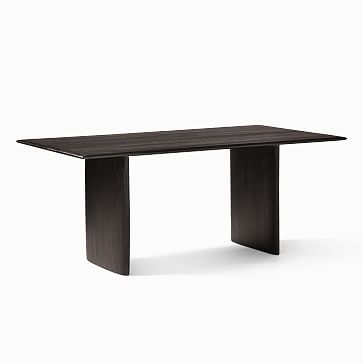 Anton Solid Wood Dining Table, 72", Dark Brown - Image 0