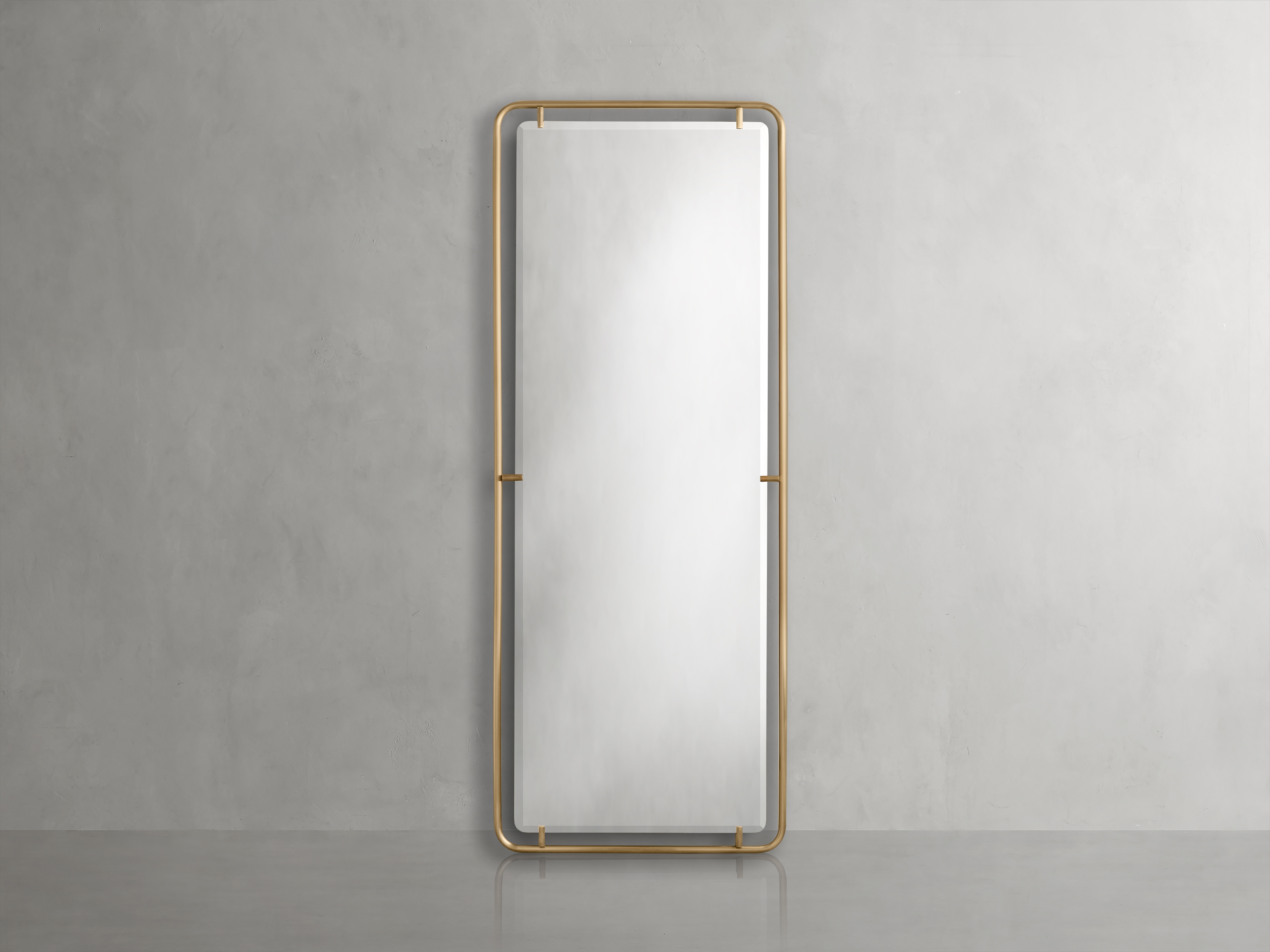 Liam Floor Mirror in Metal Gold - Image 0
