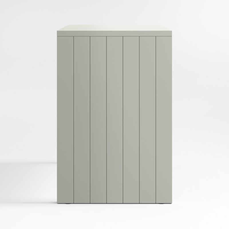Finn Sage Green Wood 2-Drawer Kids Desk - Image 3