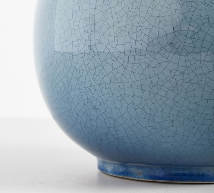 Rhea Crackled Ceramic Vase - Image 2