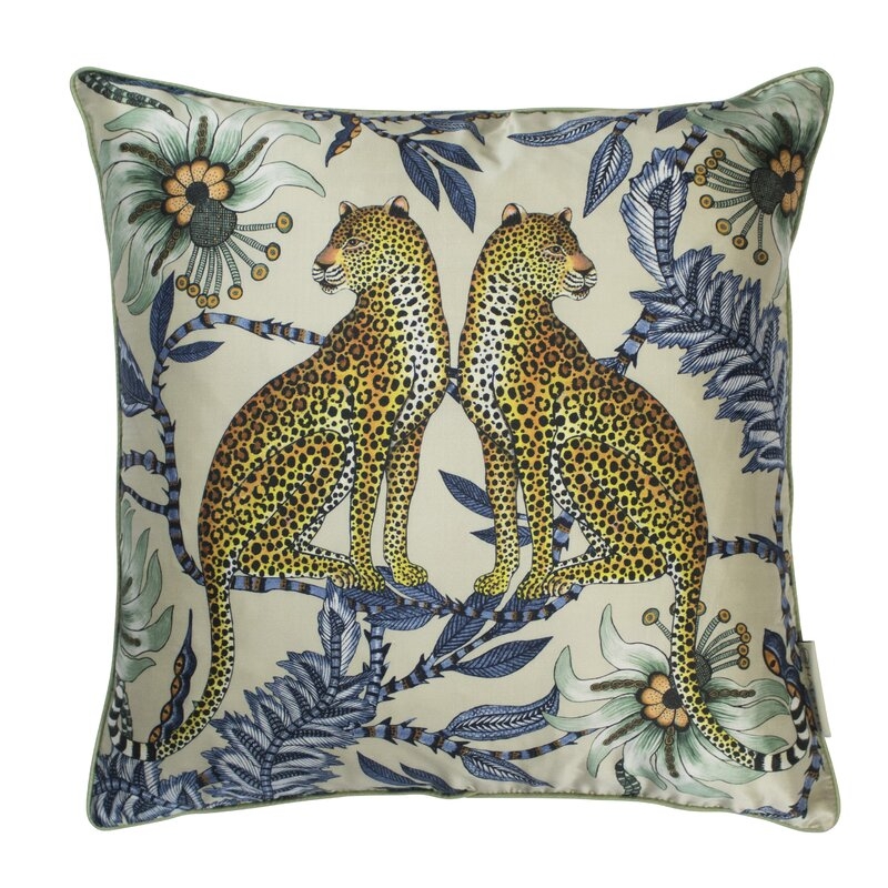 Ngala Trading Co. Sabie Ardmore Square Silk Pillow Cover & Insert - Image 0