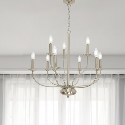 9 - Light Candle Style Empire Chandelier - Image 0