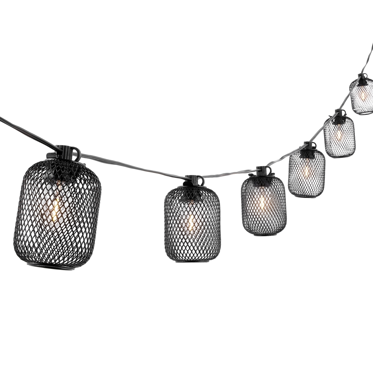 Jepsen Led Outdoor String Ligh - Black - Safavieh - Image 5