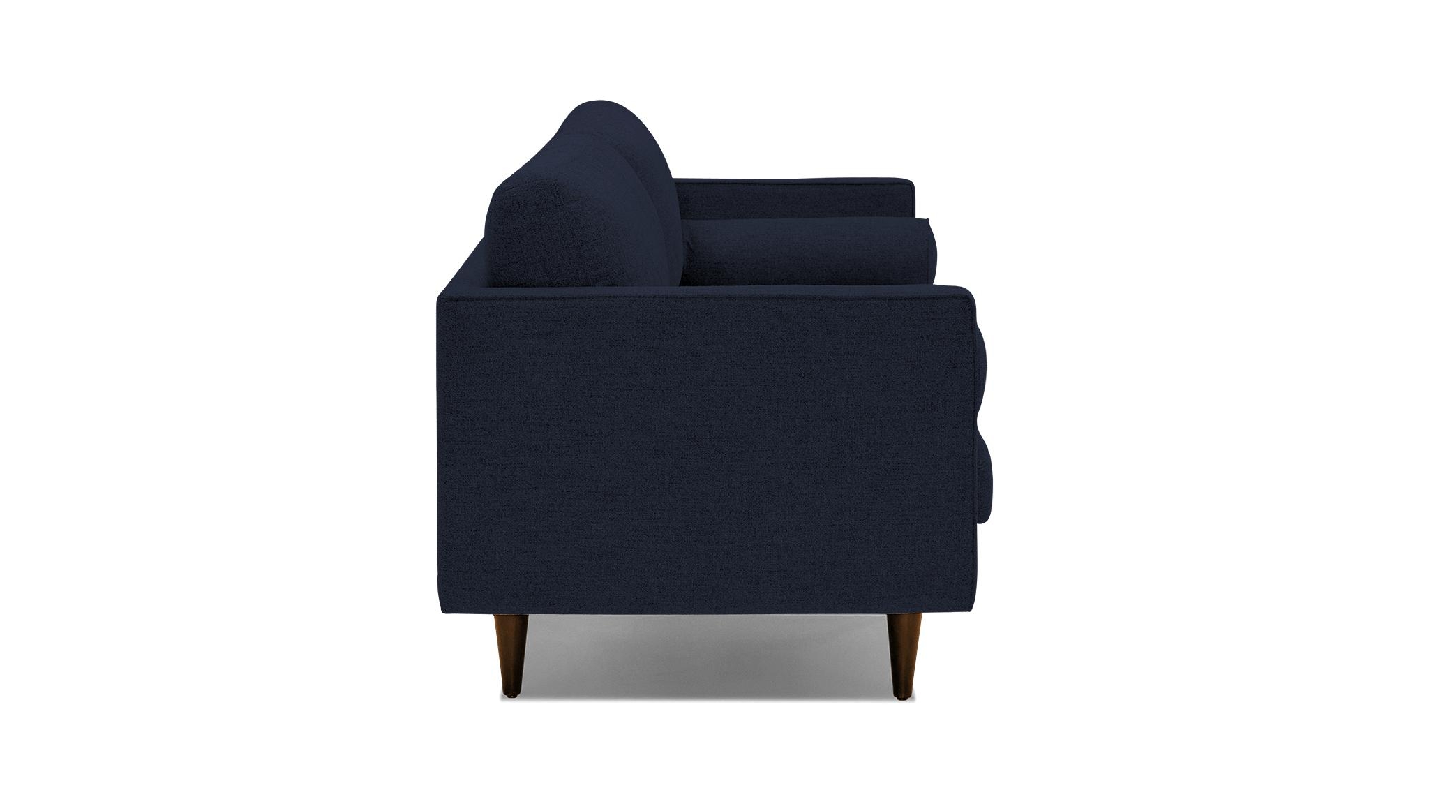 Blue Briar Mid Century Modern Sofa - Sunbrella Premier Indigo - Mocha - Image 2