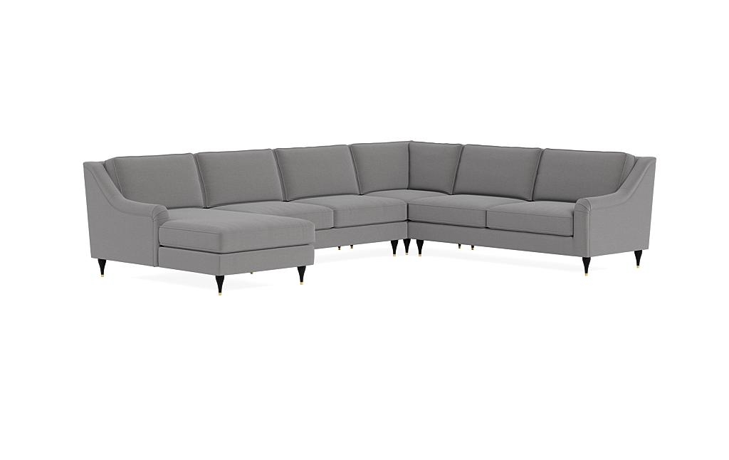 Alexander 4-Piece (5-Seat) Corner Sectional Sofa with Left Chaise - Image 1
