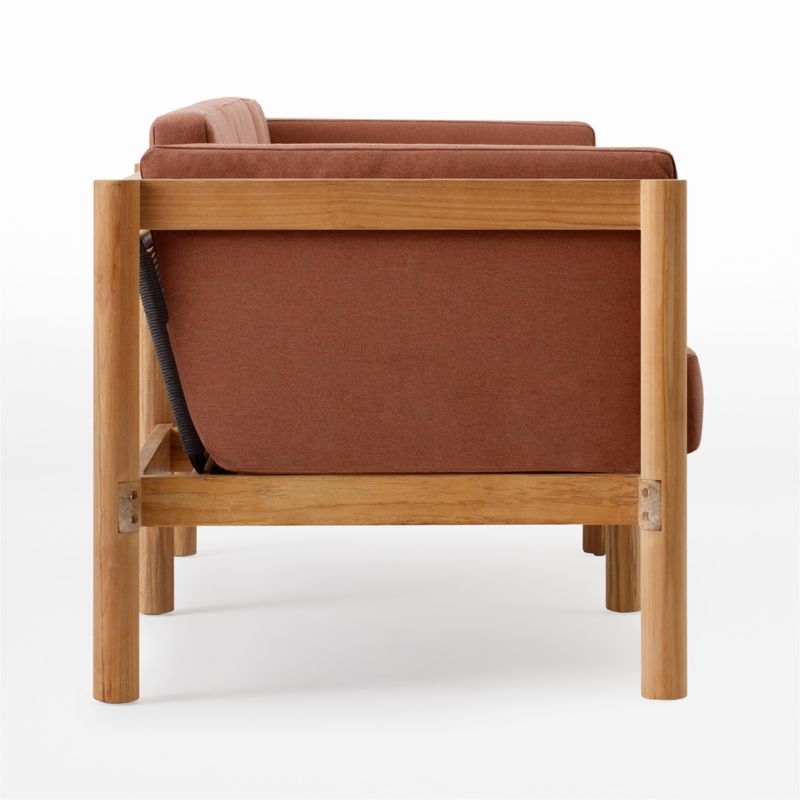 Neighbor ™ Haven 66" Rust Outdoor Loveseat - Image 2