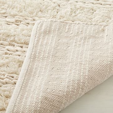 Braid Stripe Sweater Rug, 5x8, White - Image 3