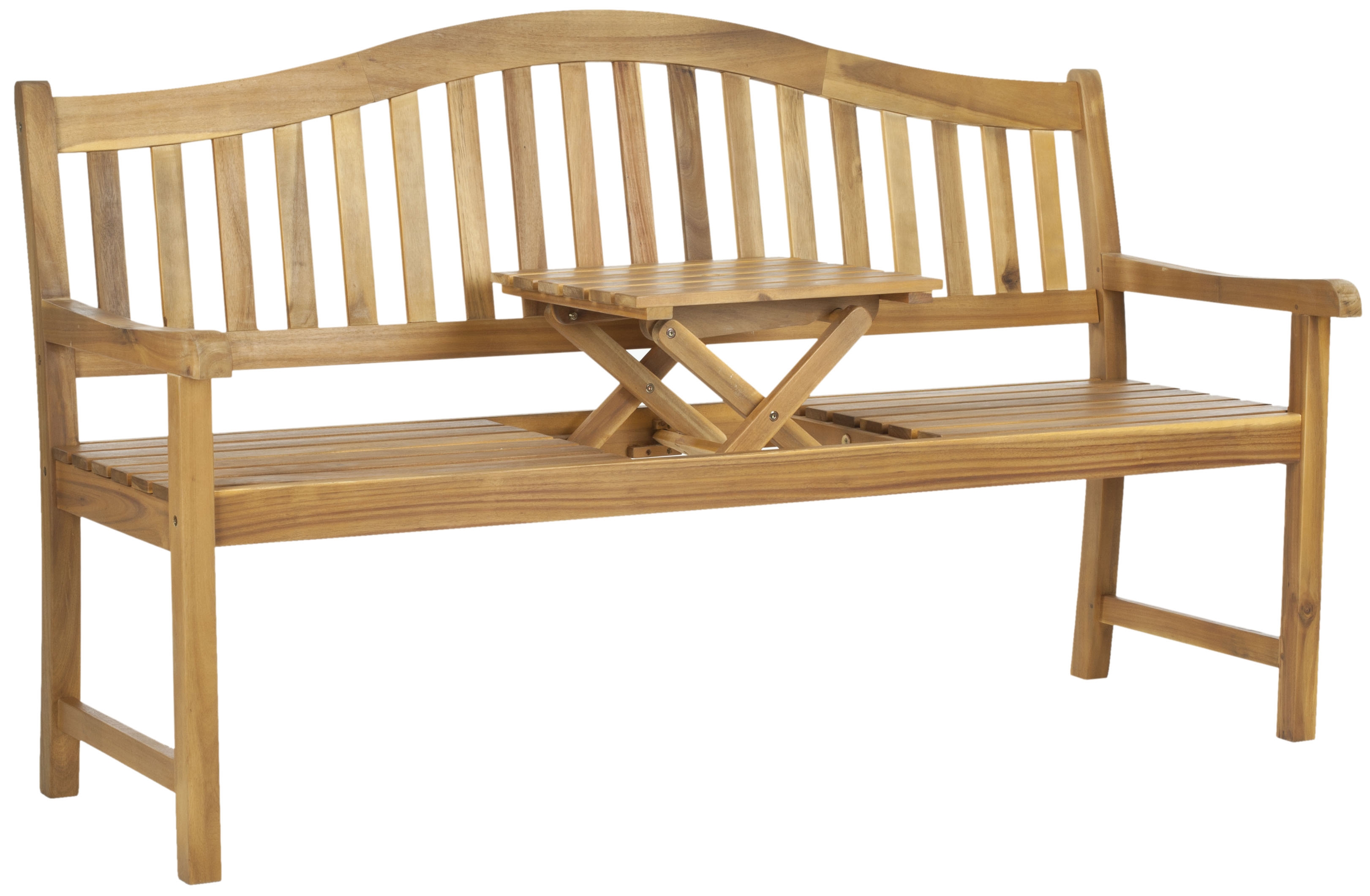 Mischa Bench - Natural Brown - Safavieh - Image 1