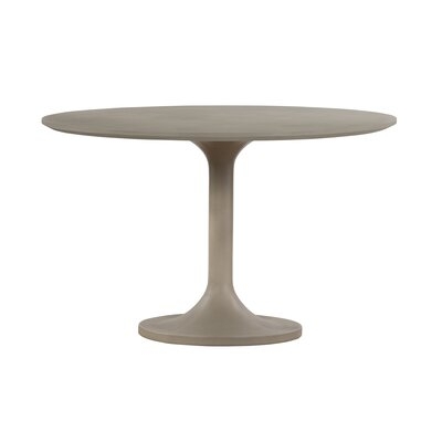 Pinnell Concrete And Metal Round Dining Table - Image 0