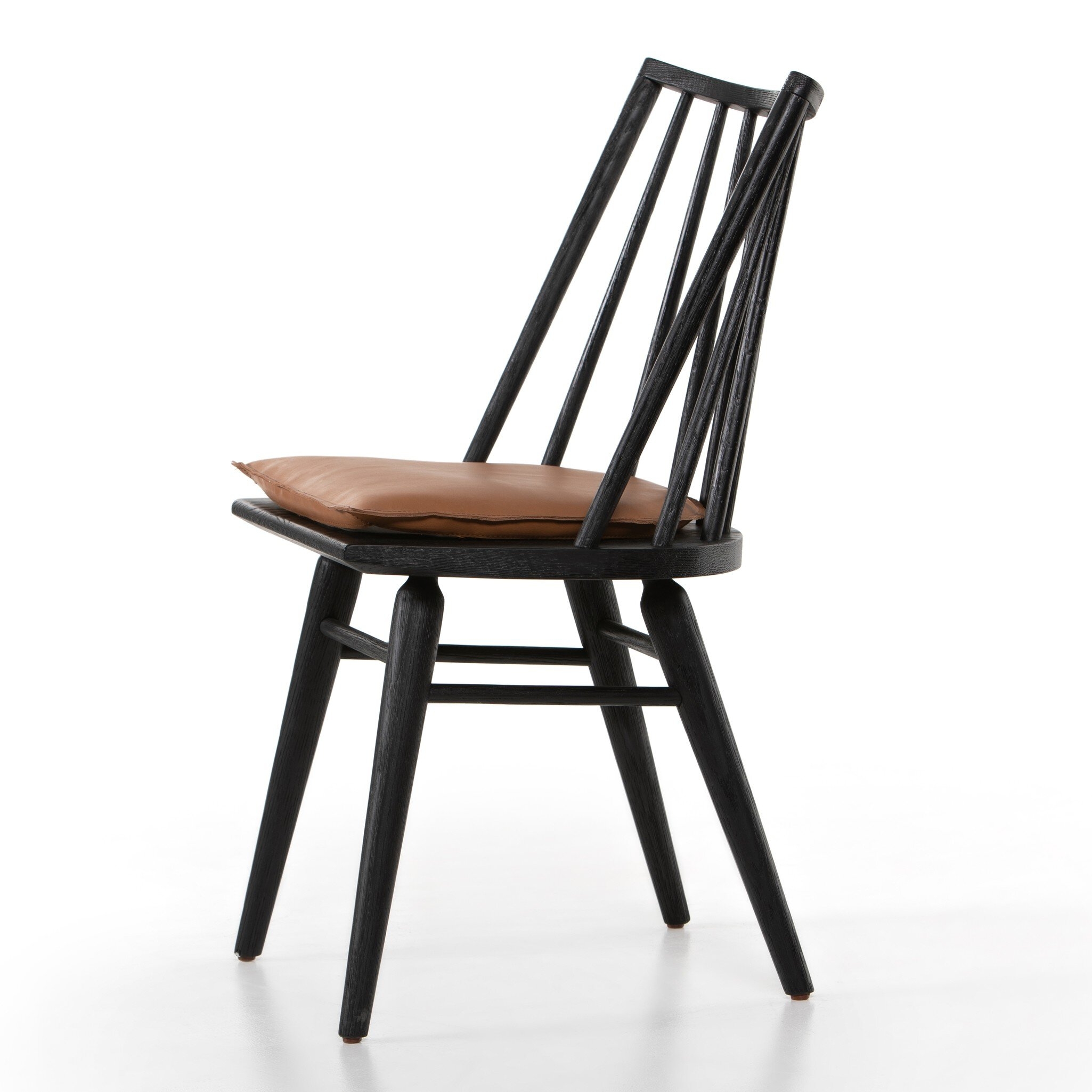 Lewis Windsor Chair - Whiskey Saddle - Image 8