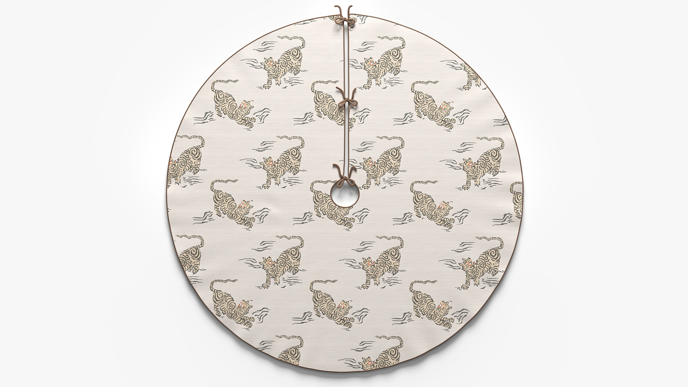 Printed Tree Skirt, Canvas Tigresse - Image 0