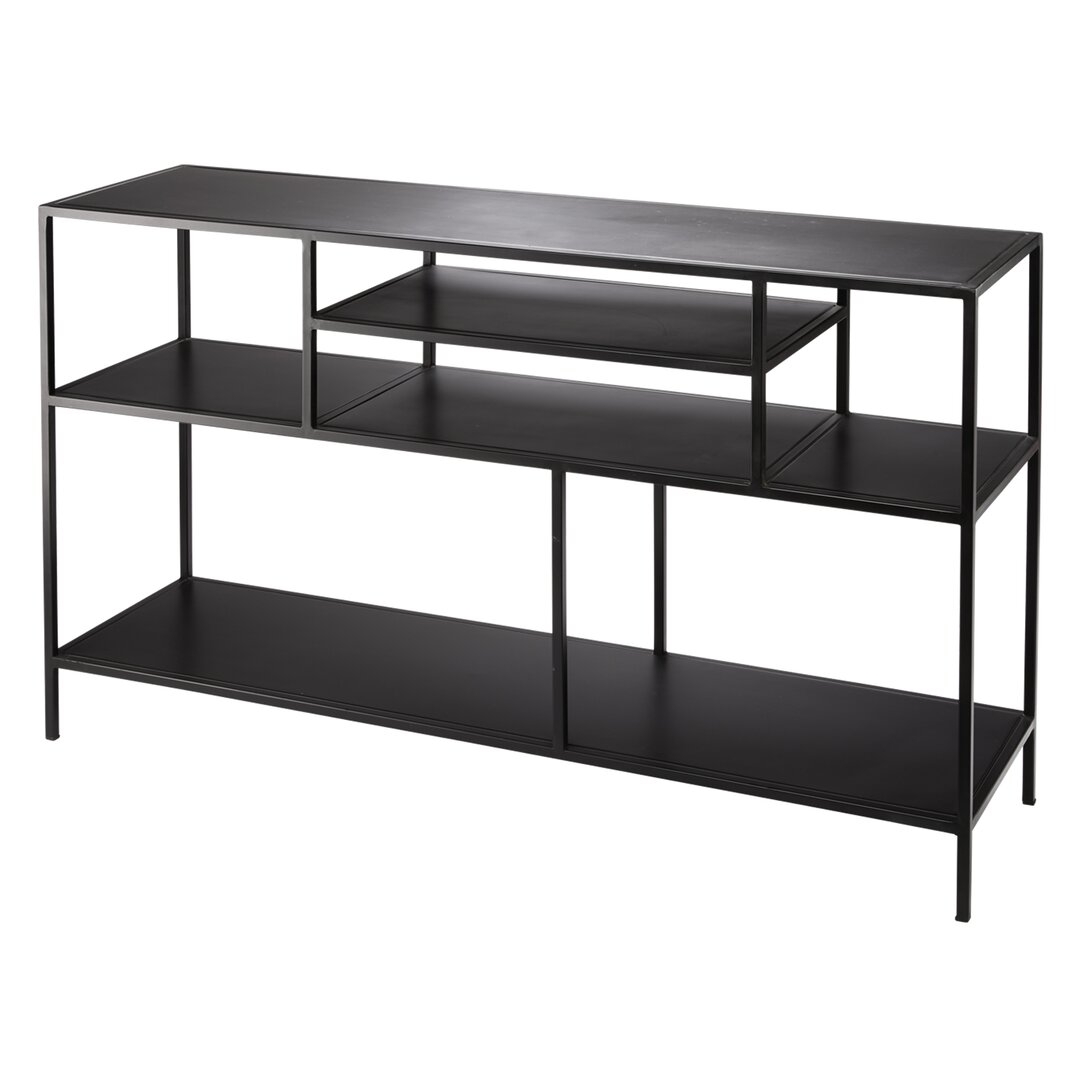 "Jamie Young Company Element Shelved Console Table In Black Iron *Must Ship Common Carrier." - Image 0