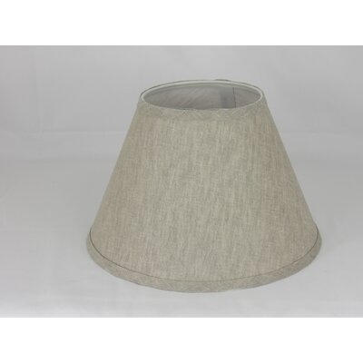 12" Regular Clip Light Grey Linen Shade - Image 0
