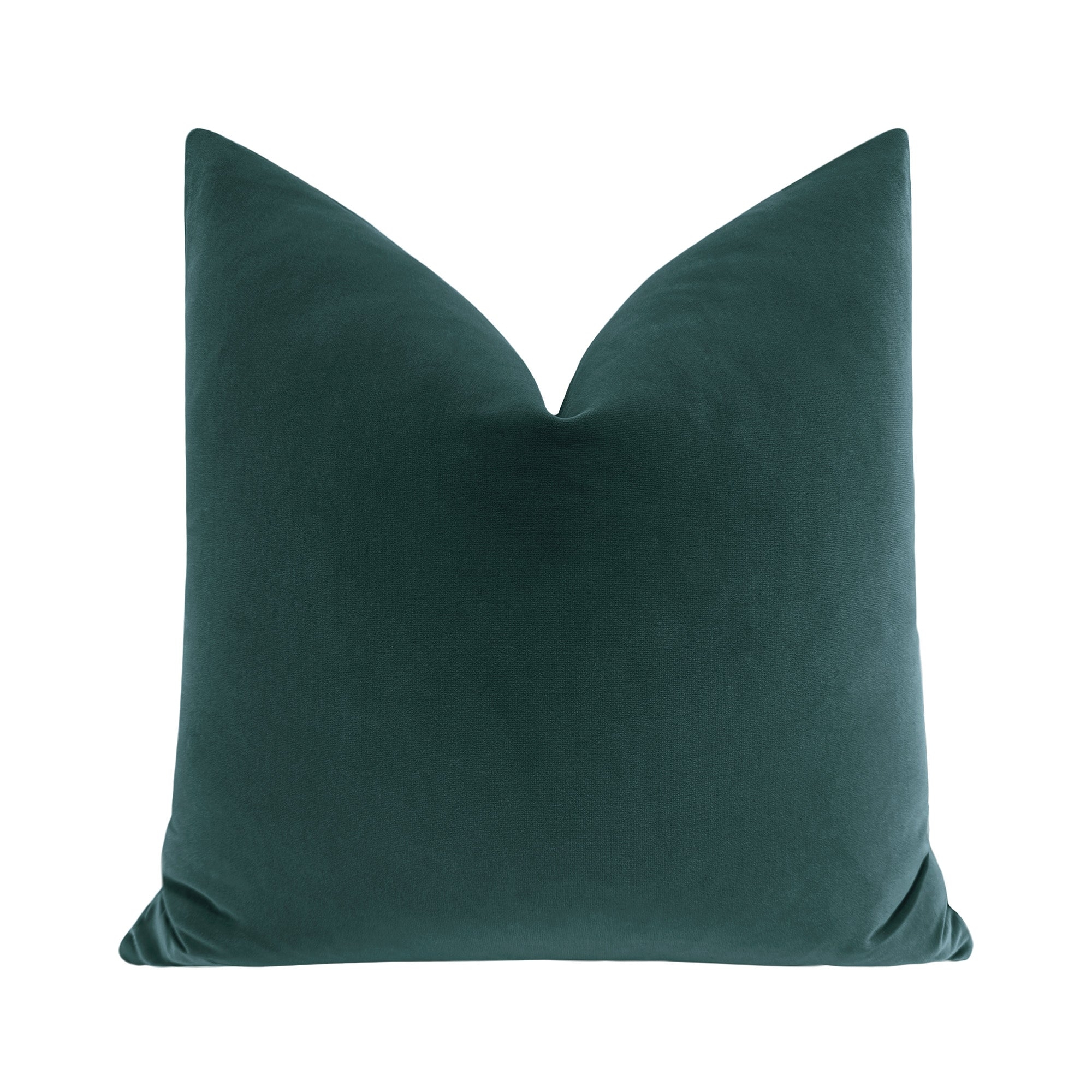 SIGNATURE VELVET // AEGEAN + FRINGE - 15" X 22" / Natural Fringe - Image 1