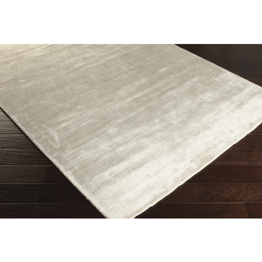 Pure Beige Indoor 2' x 3' Handmade Rug - Image 2