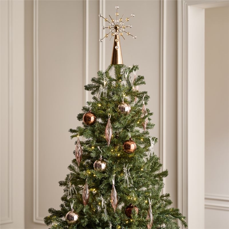 Glass Reindeer Christmas Tree Ornament - Image 2