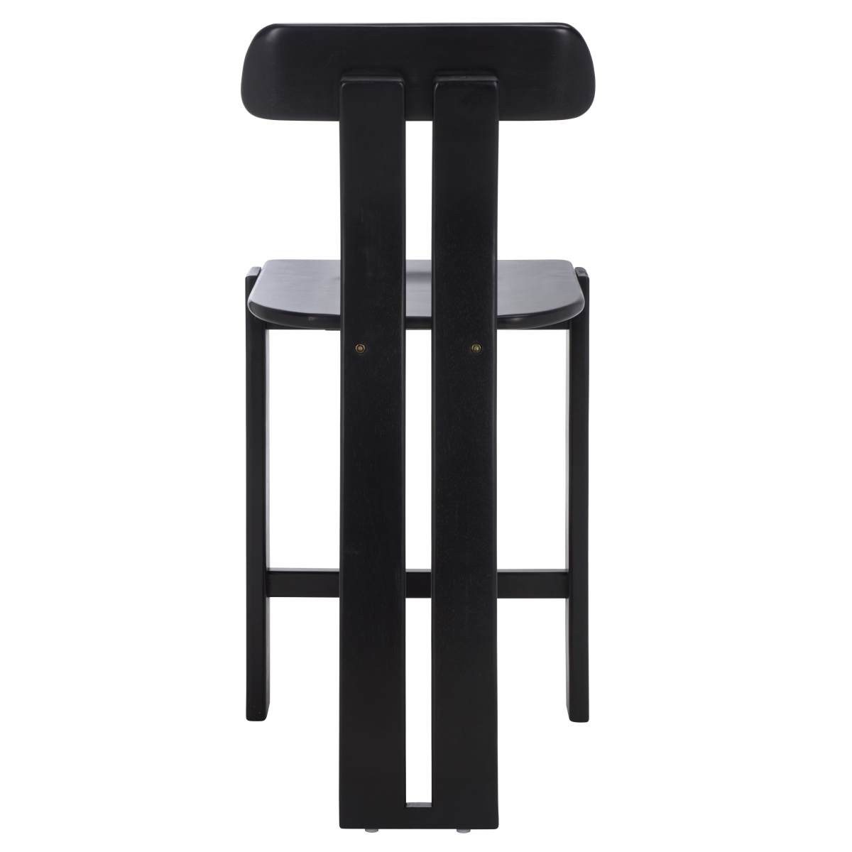 Cayde Wood Counter Stool - Black - Safavieh - Image 6