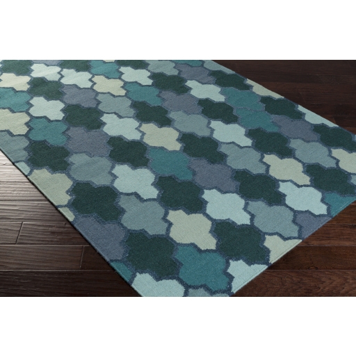 Nia Blue Indoor 8' x 11' Handmade Rug - Image 2