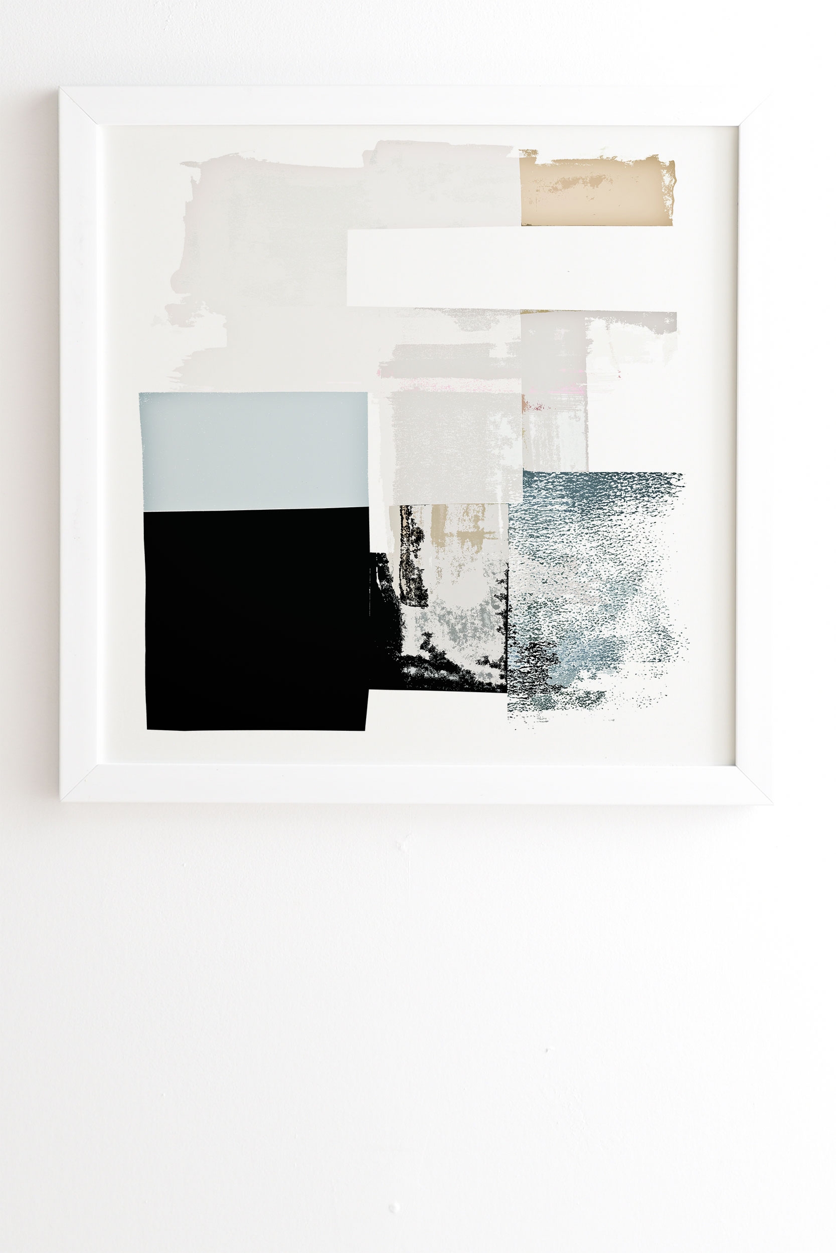 Additive 03 by Iris Lehnhardt, Framed Wall Art, Basic White, 30" x 30" - Image 0