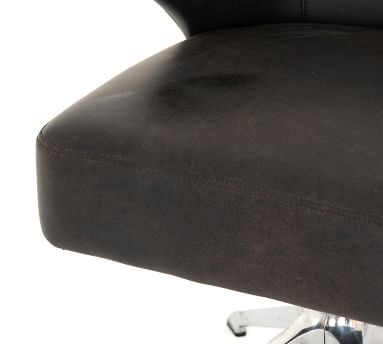 Hartnell Swivel Desk Chair, Black - Image 1