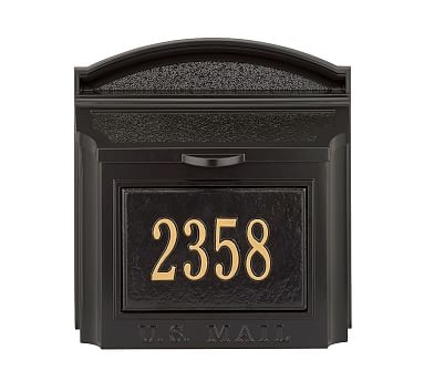 Wall Mailbox Package, Black - Image 0