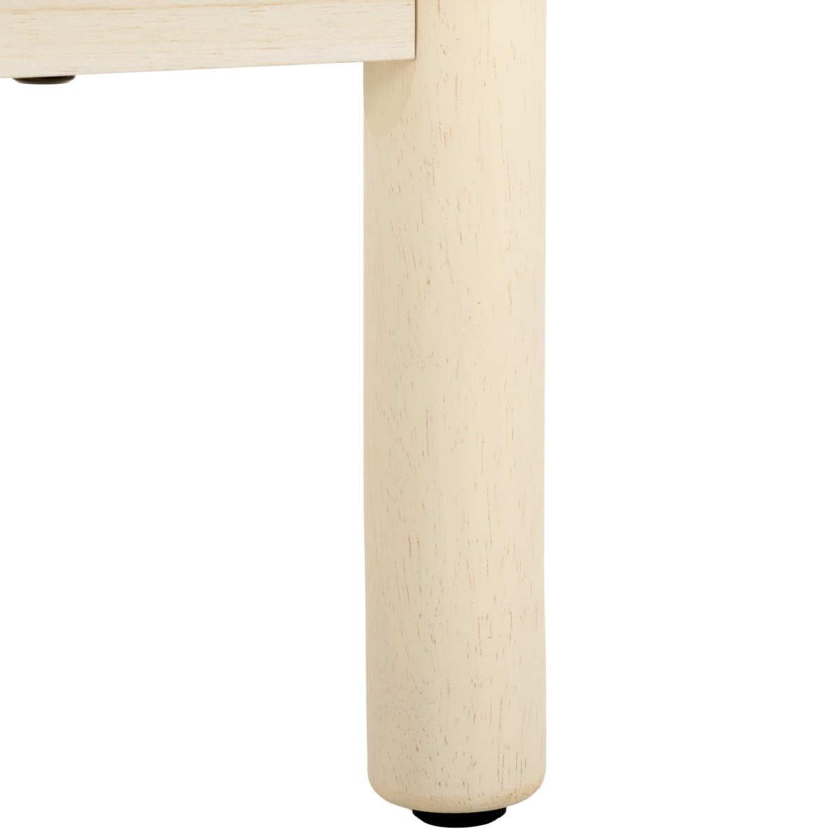 Aino 1 Drawer Nightstand - Bleached White / Natural - Safavieh - Image 1