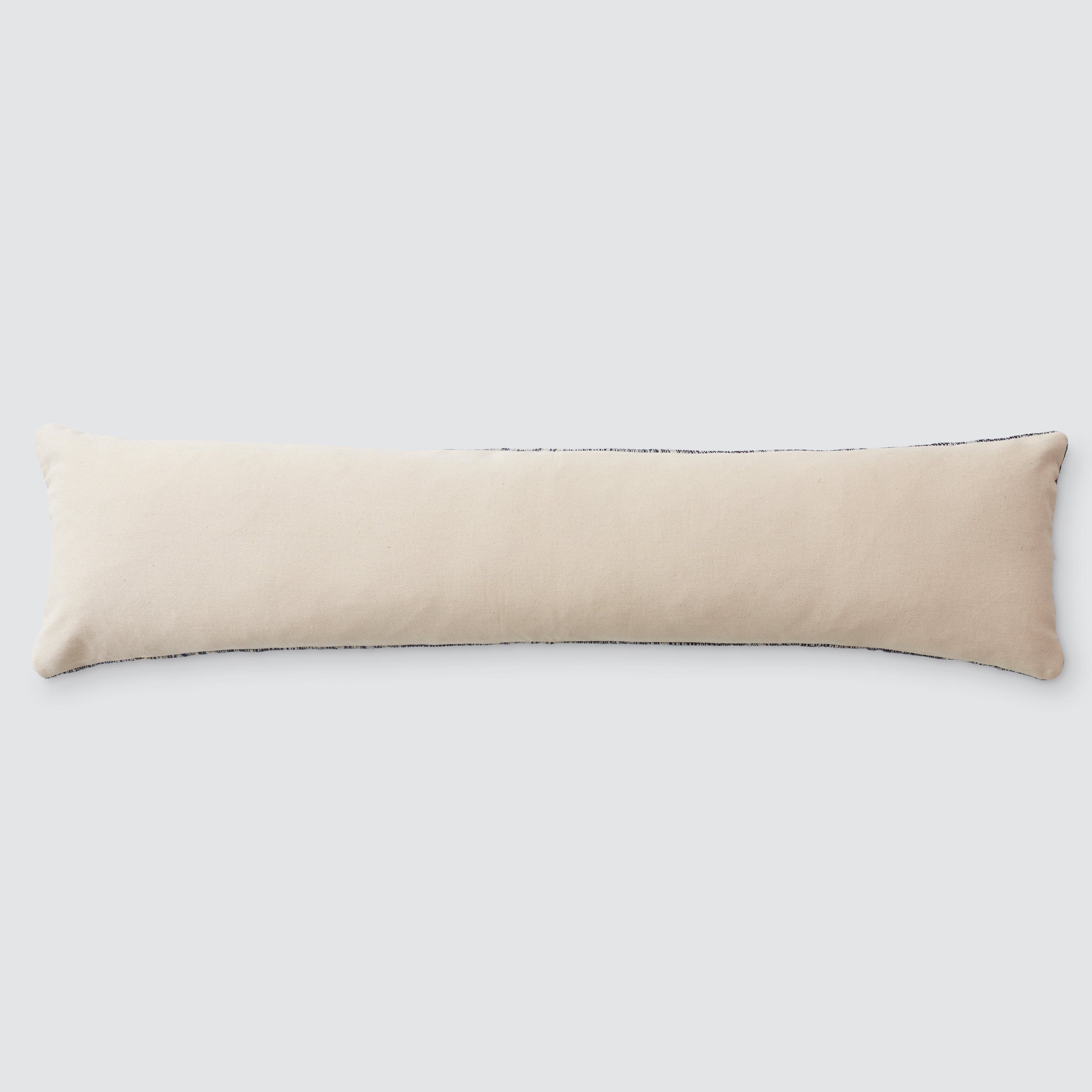 The Citizenry Lorena Lumbar Pillow | 12" x 30" | Blue - Image 7