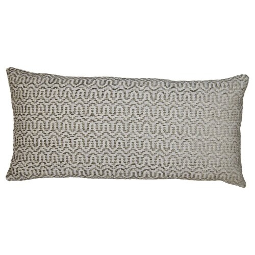 Square Feathers Quartz Ornate Pillow Size: 22" x 22" - Image 0