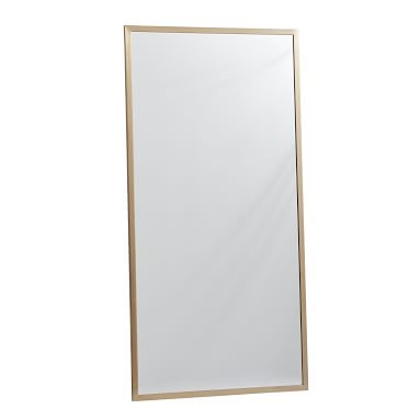 Oversized Floor Mirror, Gold - Image 1