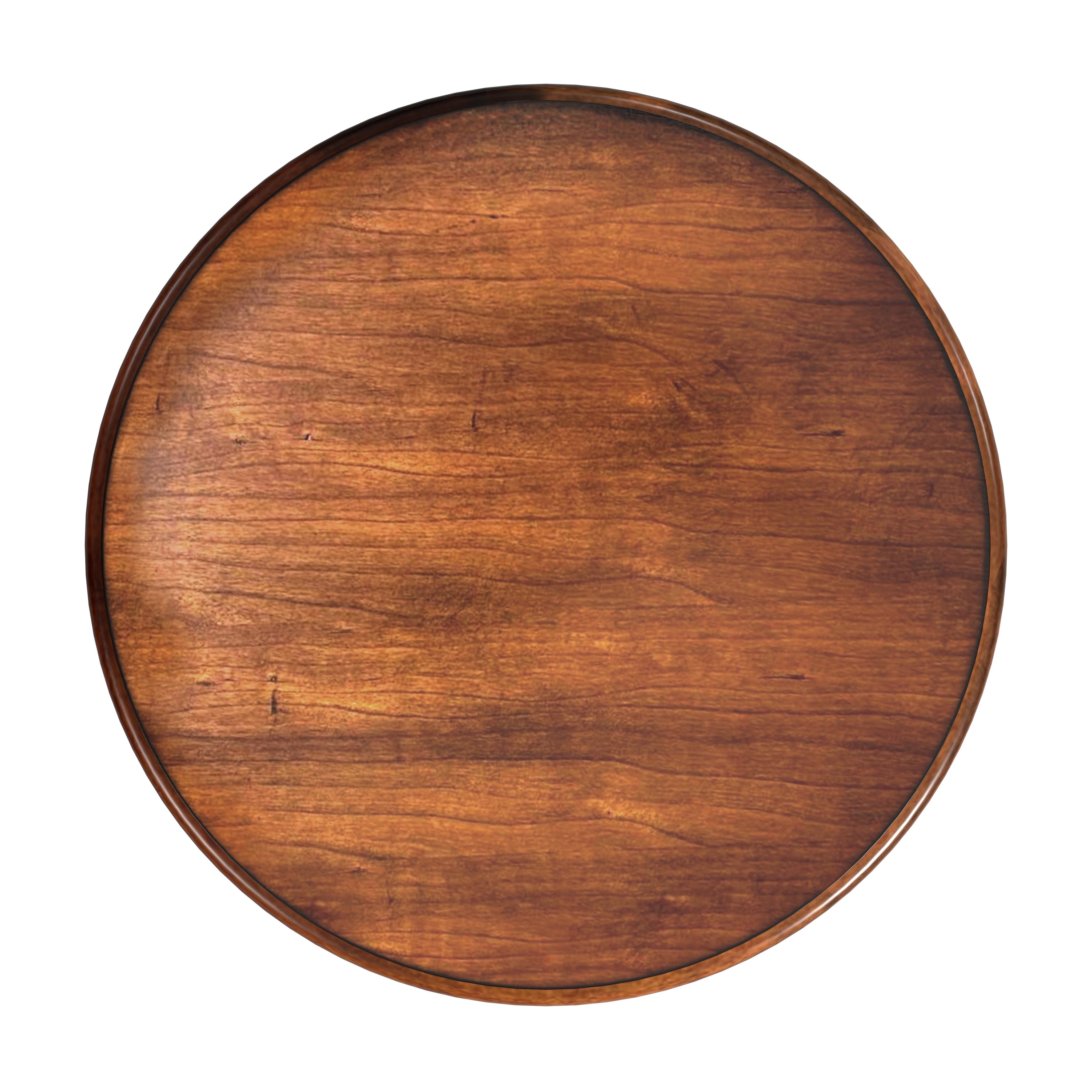 Jules Antique Cherry Side Table - Image 2