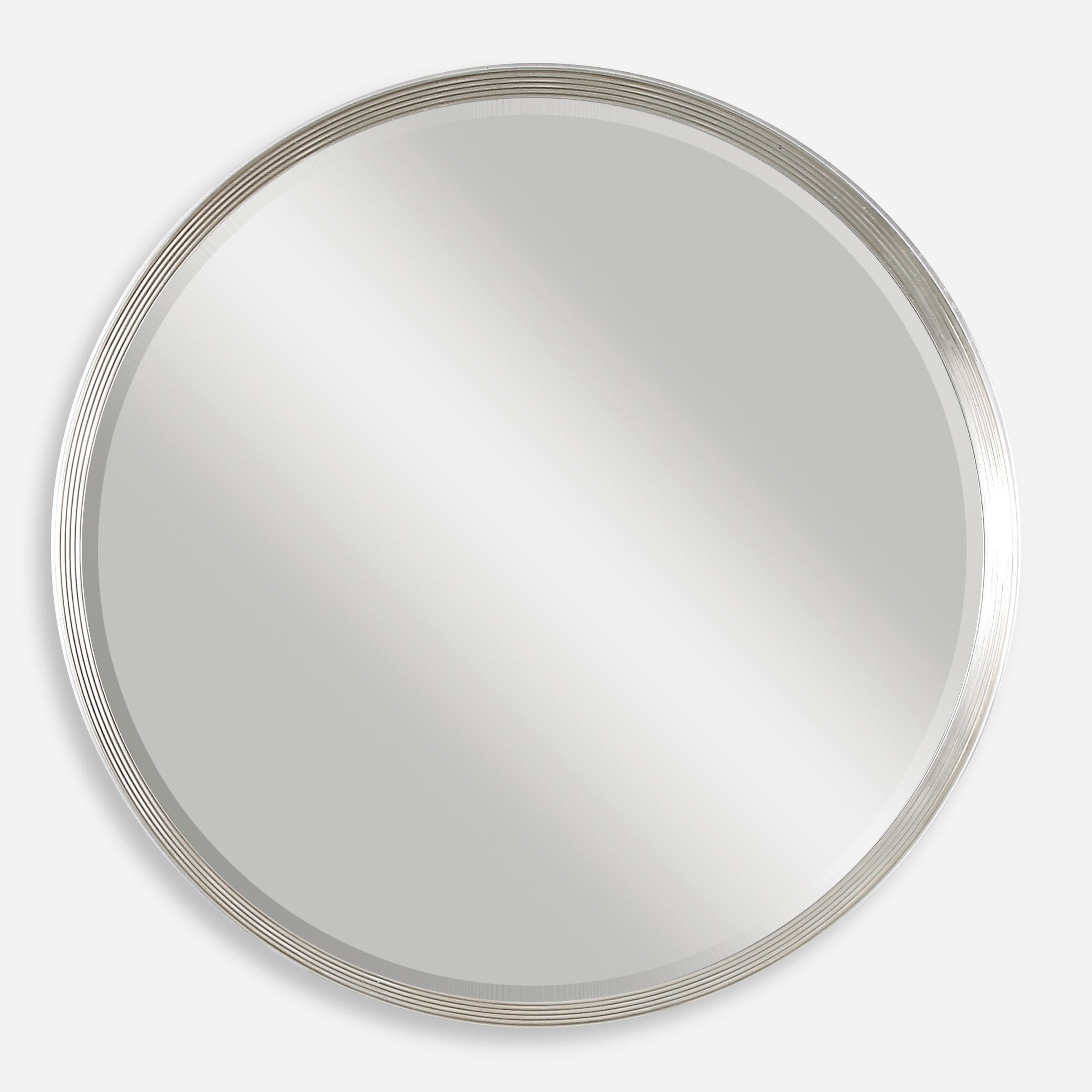 Serenza Round Silver Mirror - Image 0