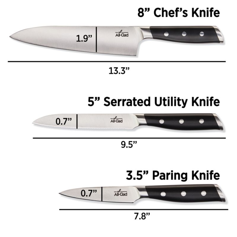 All-Clad ® Forged 3-Piece Knife Set - Image 6