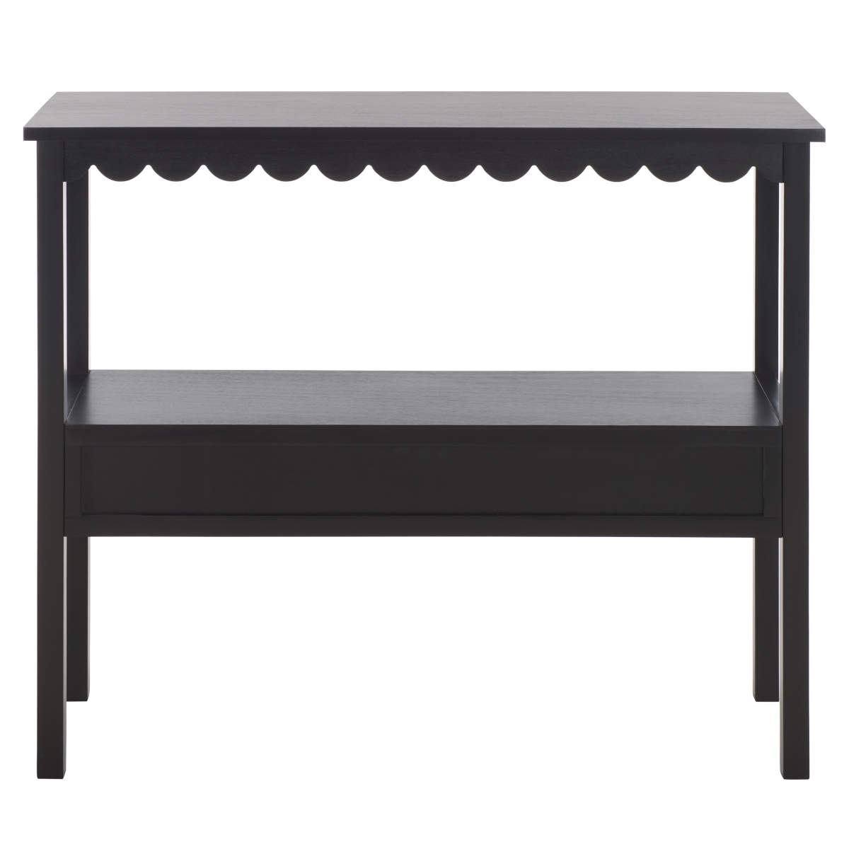 Haven Lower 2 Drawer Console - Matte Black - Image 7