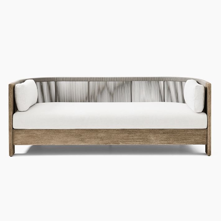 Porto Collection Driftwood & Warm Cement Cord Sofa - Image 3