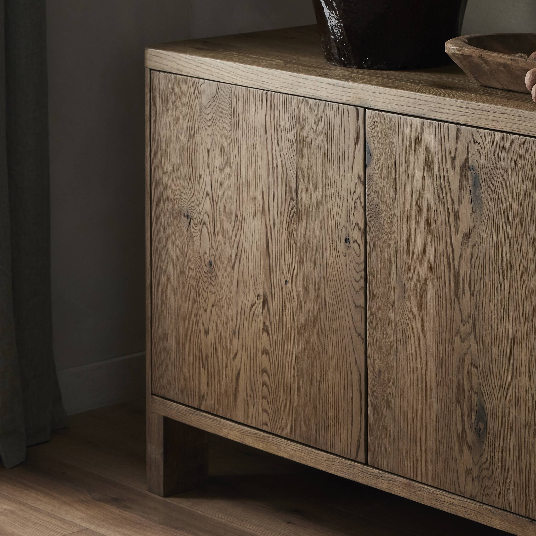 Noeline Sideboard - Resawn Worn Oak - Image 13